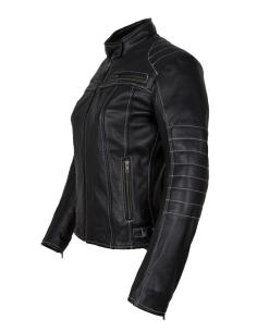 Comprar Chaqueta De Piel "Dark Lady" Femenina Con Protecciones Ce a precio de oferta 2