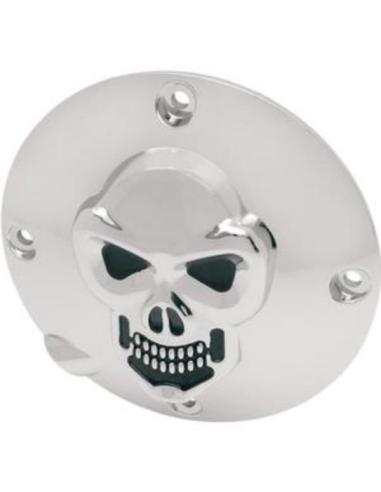 Comprar Tapa Derby Cromada Skull Harley Davidson Sportster Xl 94-03 a precio de oferta