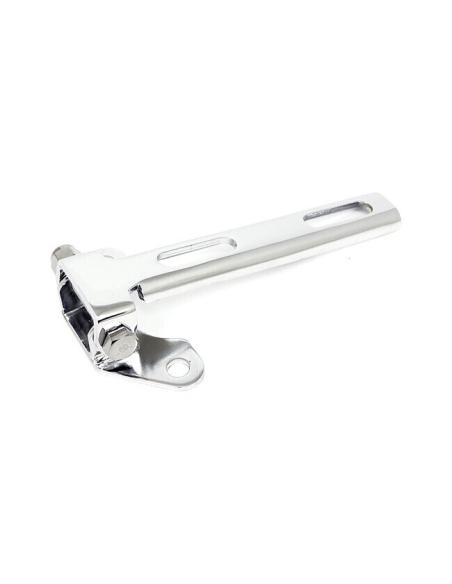 HINGE + UNIVERSAL BRACKET FOR SPRING SEAT - CHROME PLATED
