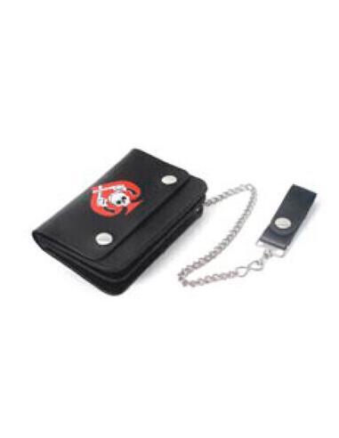 WALLET WITH CHAIN DECORATED PICA WITH PISTOLS