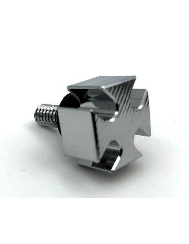 CHROME CROSS BOLT FOR HARLEY DAVIDSON SEAT