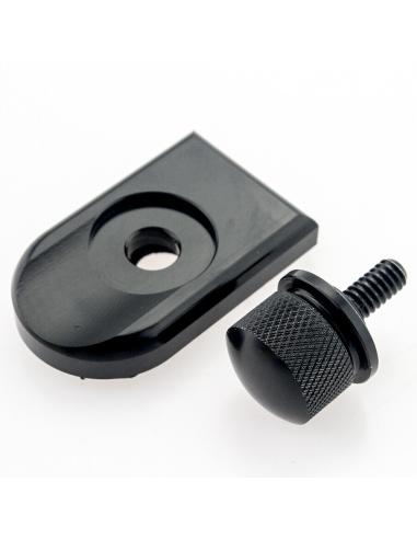 VIS EN ALUMINIUM NOIR AVEC BASE DE SIÈGE HARLEY DAVIDSON