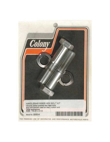 PARAFUSOS CROMADOS PARA TORRES - 1/2"-20 X 2,5" (6,35CM)