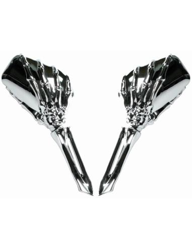 SKELETON HAND MIRRORS - PAIR *APPROVED*.
