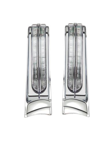 Comprar Juntas De Maletas Y Guardabarros Cromadas Con Led Hd Touring 201 a precio de oferta