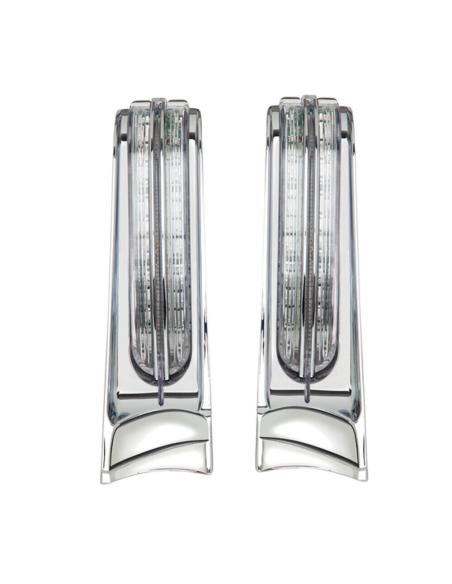 CHROME CASE AND MUDGUARD GASKETS WITH LED HD TOURING 201