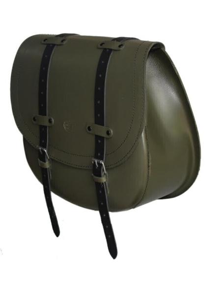 Comprar Alforja Bando Platoon Piel Verde Un Solo Lado (34X38X15 Ctm) a precio de oferta