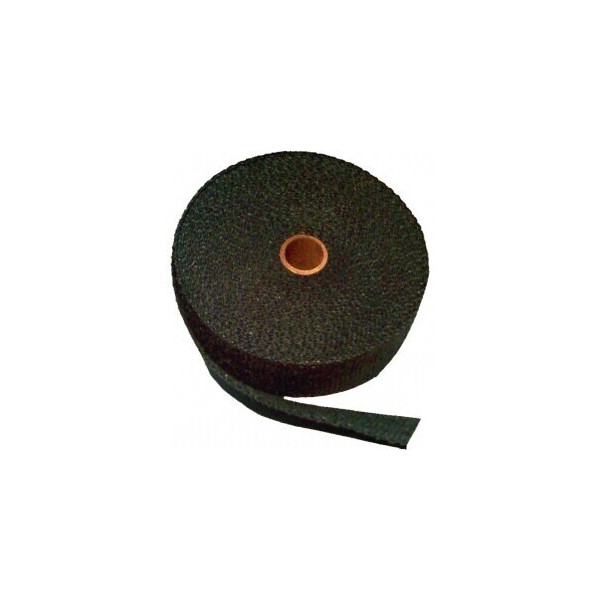 HEAT RESISTANT EXHAUST WRAP BLACK THERMO TECH.