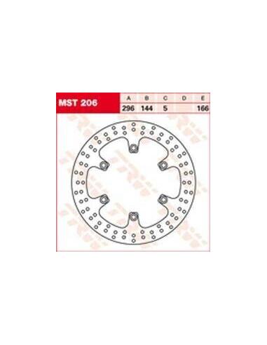 DISCO DE FREIO DIANTEIRO VT750 (MST206)