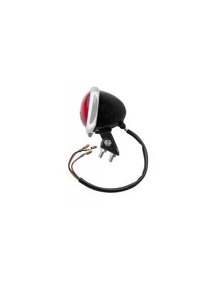BLACK/CROMO TAILLIGHT, 'BATE STYLE', E-MARK