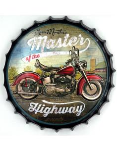 DECORATIVE PLATE 40 CM "MASTER OF THE HAYWAY" WITH EMBOSSING