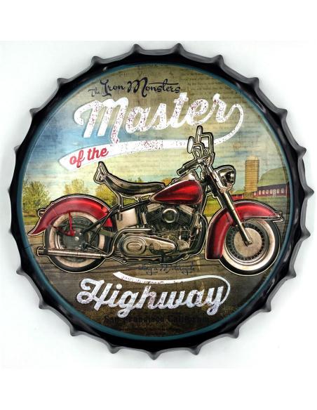 FOLHA DECORATIVA DE 40 CM "MESTRE DO HAYWAY" COM ALÍVIO