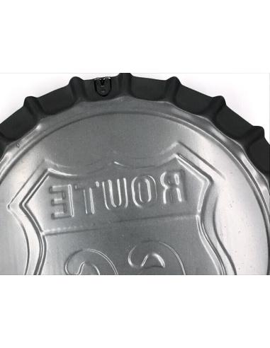DECORATIVE PLATE 40 CM "ROUTE 66 COLORS" WITH EMBOSSING