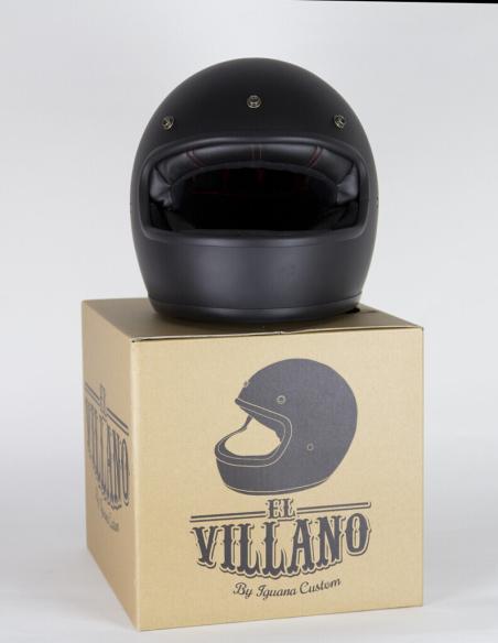 Full Face Helmet El Villano By Iguana Custom - Matte Black