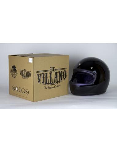 Acquista Casco Integrale El Villano By Iguana Custom - Nero Lucido a prezzo scontato