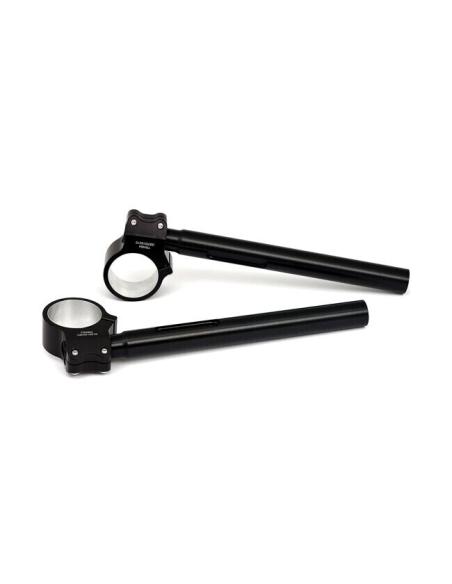 BLACK HALF HANDLEBARS 25MM (1") 49MM FORK