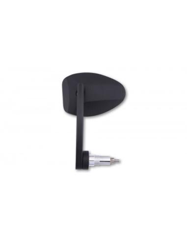FERRARA HANDLEBAR END MIRROR BLACK / HOMOLOGATED