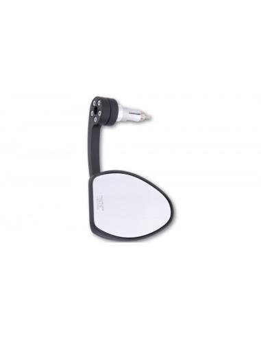 FERRARA HANDLEBAR END MIRROR BLACK / HOMOLOGATED
