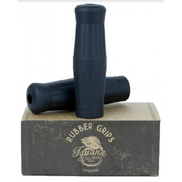 RUBBER GRIPS ROCK&TAIL BLACK- 25MM - ICC
