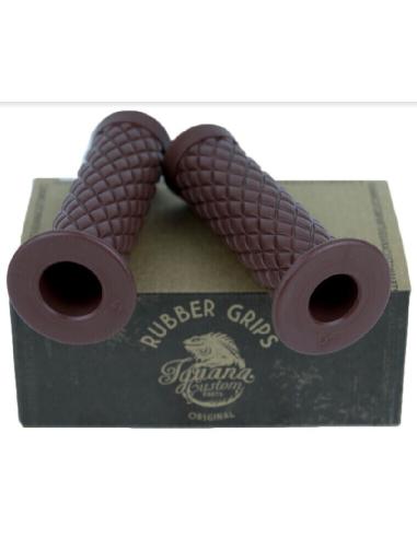 CHOCOLATE CHESTER RUBBER CUFFS - 25MM - ICC