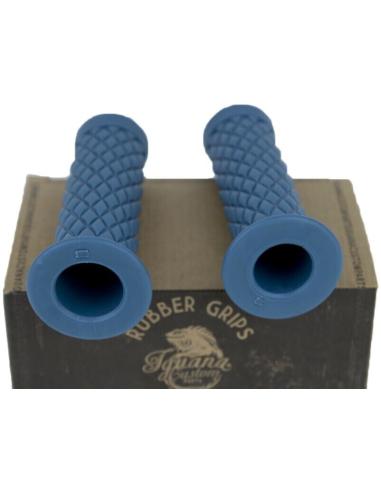 CHESTER RUBBER GRIPS BLUE - 22MM - ICC