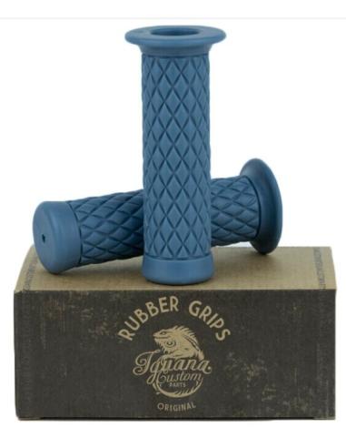 CHESTER RUBBER CUFFS BLUE - 25MM - ICC