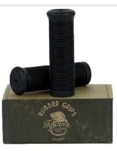 RUBBER GRIPS CAFE&CROSS BLACK - 25MM - ICC