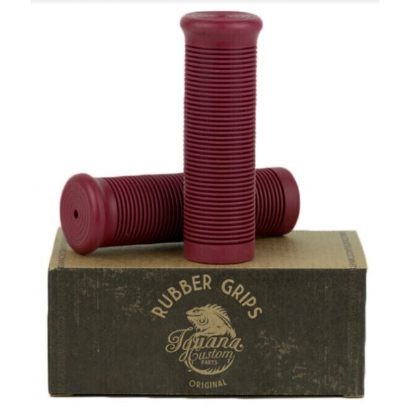 RUBBER GRIPS CAFE&CROSS RED - 22MM - ICC