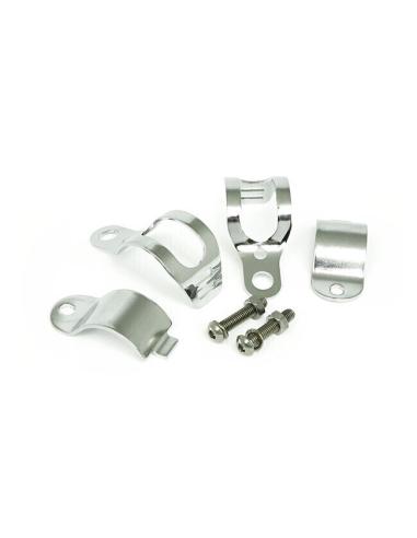 Comprar Bridas Horquilla Para Intermitentes Cromadas Universales a precio de oferta