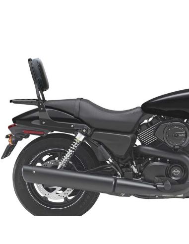 BLACK BACKREST WITH GRILL FOR STREET 750