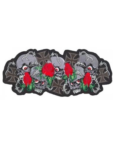 Comprar Parche Skulls N Roses 11.5 X 30.5 Cm a precio de oferta
