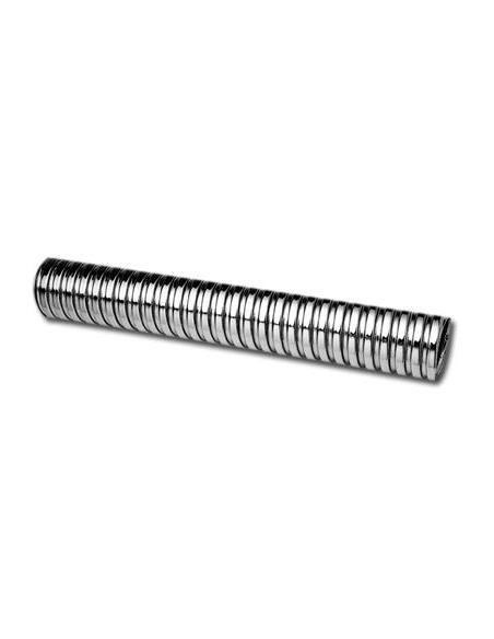 CAPA DE ESCAPE FLEXÍVEL CROMADA 1 3/4"