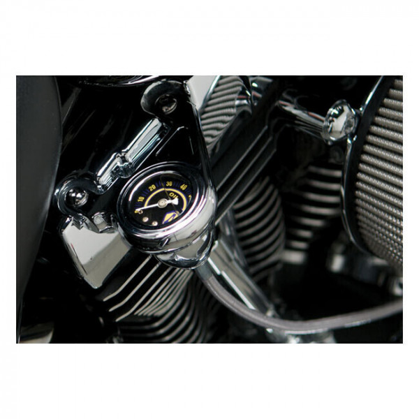 RELOJ PRESION ACEITE 60PSI ARLEN NESS - HARLEY TWIN CAM 99-UP