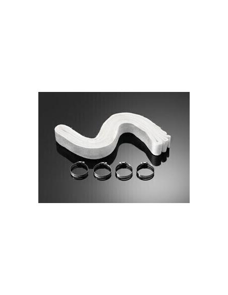 RUBAN ANTICALORIQUE BLANC 15 MTS. + 4 FLANGES