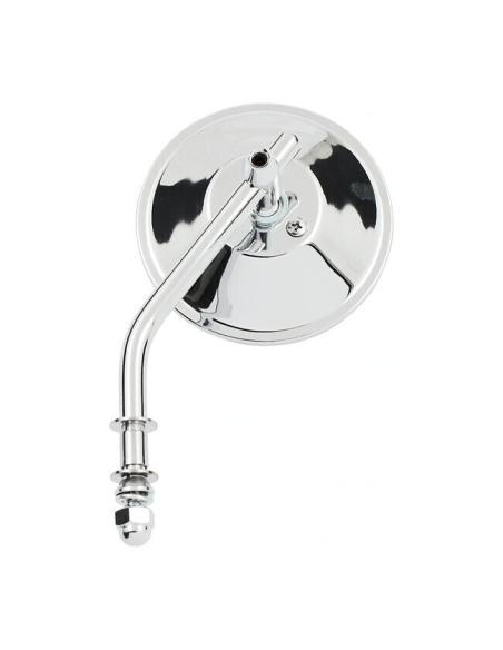 Comprar Espejo Round 4" Cromado Mastil Corto Para Harley a precio de oferta