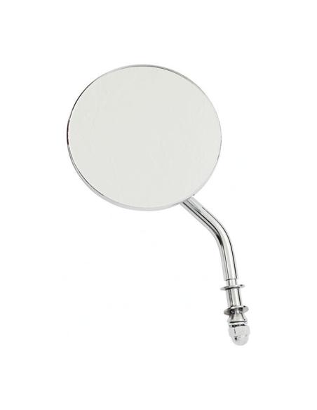 MIRROR ROUND 4" CHROME SHORT STEEM HARLEY MOTORCYCLES