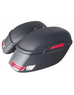 SADDLEBAGS RÍGIDO VRAMACK "RS TOURING" NEGRO MATE