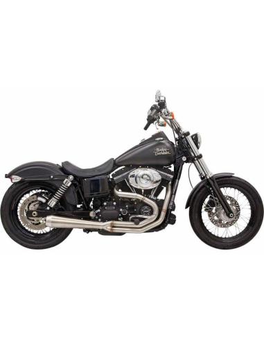 SISTEMA DE ESCAPE BASSANI ROAD RAGE III ESCOVADO PARA HARLEY DAVIDSON DYNA 91-17