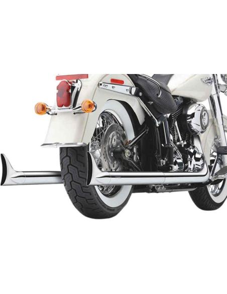 ESCAPE COBRA DUAL FISHTAIL PARA HARLEY DAVIDSON SOFTAIL 2012-2017