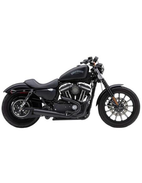 Escapamento Preto Cobra 2-1 El Diablo Para Harley Davidson Sportster 2007-2013