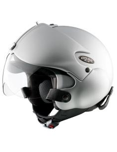 JET AVIADOR CAPACETE TORNADO FOSCO PRATA COM VISEIRA DUPLA
