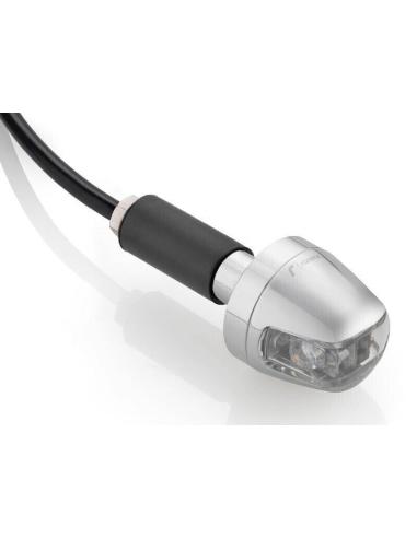 Rizoma "Sguardo" Chrome Handlebar Indicator 22Mm Or 25Mm