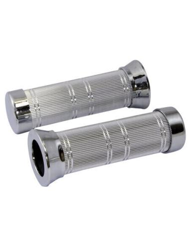 Poignées Khurled Chromées 22Mm | Prix Promo