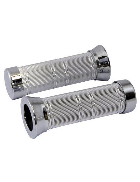 Comprar Puños Khurled Cromados 22Mm a precio de oferta