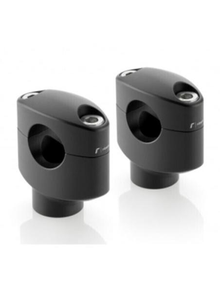 Comprar Torretas Rizoma Negras 4.2 Cm Para Manillar 1" - Tornillo M10 Y M12 a precio de oferta