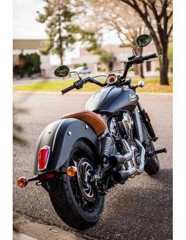 TRASK EXHAUST TAIL BLACK FOR INDIAN SCOUT