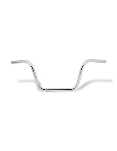 25CM CHROME-PLATED SEMI-HANGING HANDLEBARS WITH NOTCHES
