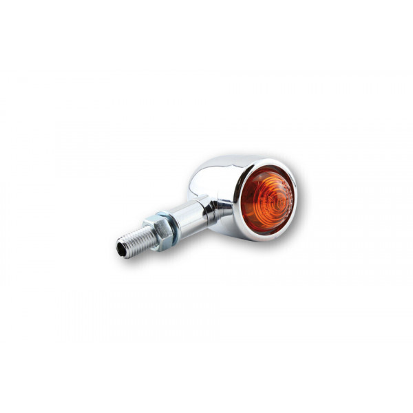 CHROME "OLD SCHOOL" TURN SIGNALS - HOMOLOGATED