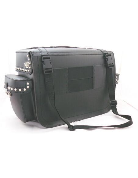 MOTORCYCLE REAR TRUNK WITH POCKETS