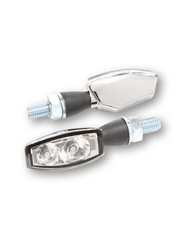 CHAMA PISCANDO 3-1 CROMO TRANSPARENTE COM LUZ DE FREIO E POSIC